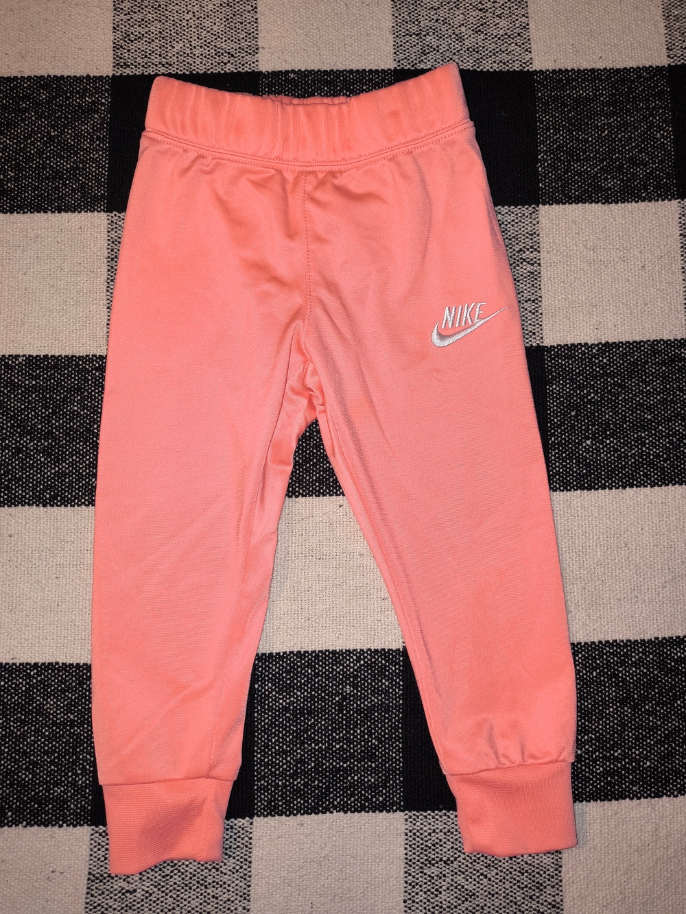 Nike Kids Coral Pink Sweatpants with Logo